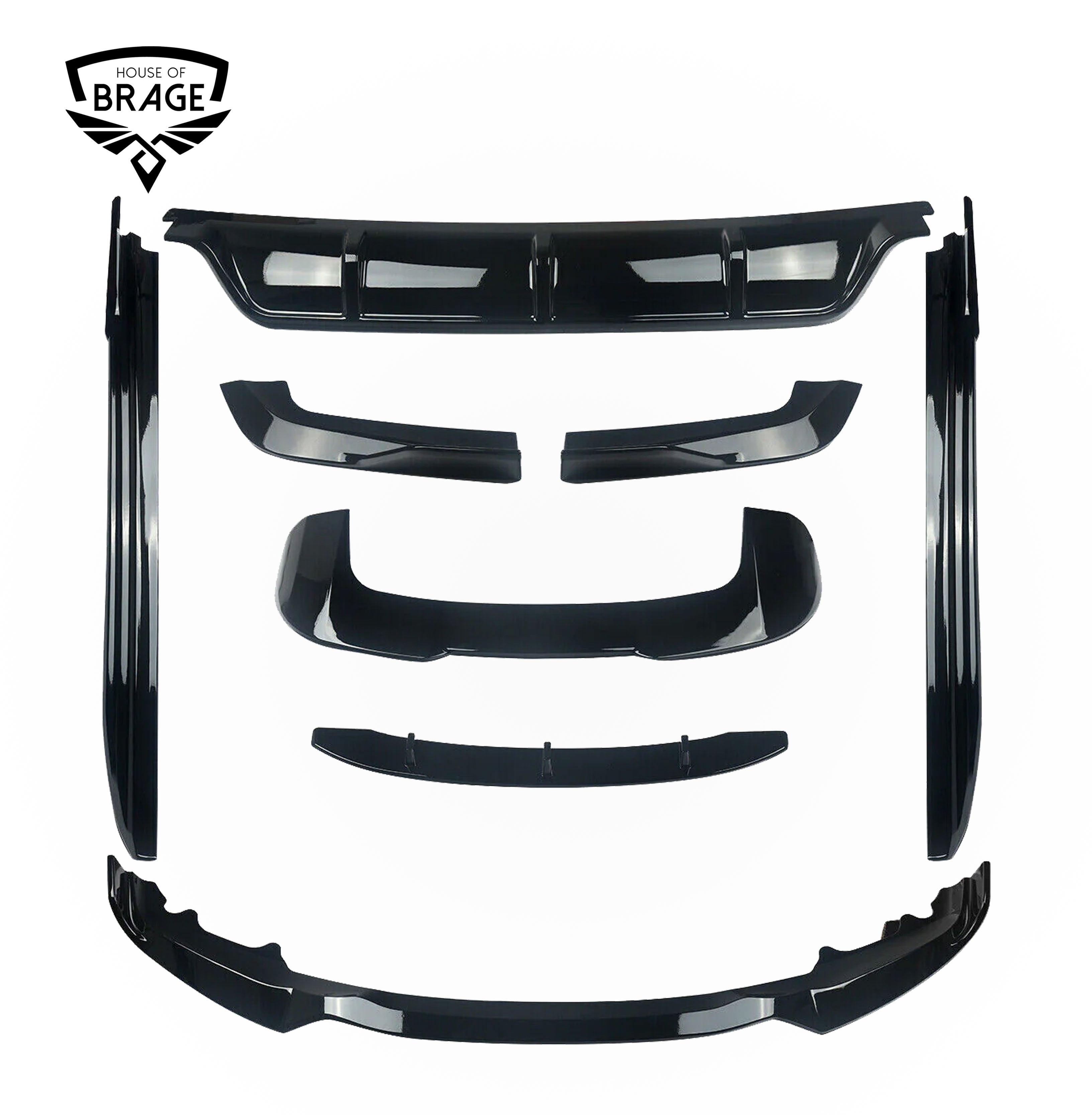 FOR BMW X5 F15 TRANSFORMED BODY KIT BODYKIT REAR DIFFUSER FRONT SPLITTER SPOILER